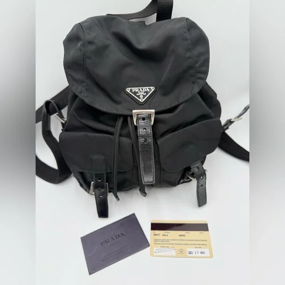 🌹♥️PRADA NYLON NERO BACKPACK♥️🌹 - Picture 6 of 14